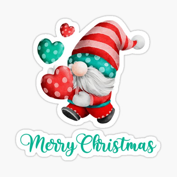 Cute Gnome Christmas  Sticker