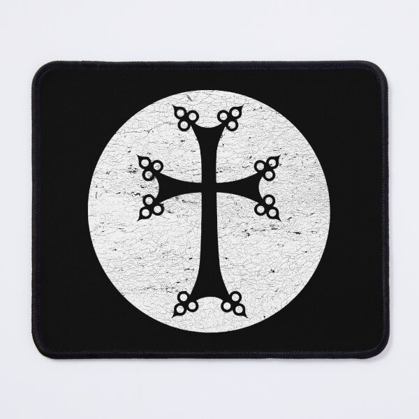 Item preview, Armenian Cross in white circle, christians supports Armenia designed and sold by IsisOsiris.