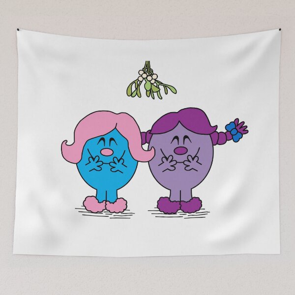Item preview, Little Miss and Little Miss Under Christmas Mistletoe designed and sold by Scat the cat.