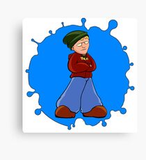 Blue thug Canvas Print