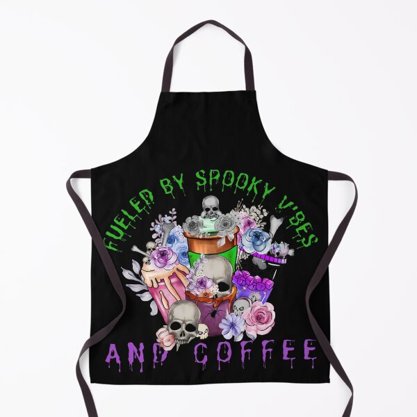 Item preview, Fueled by spooky vibes and coffe,Spooky halloween coffee design designed and sold by reka88.