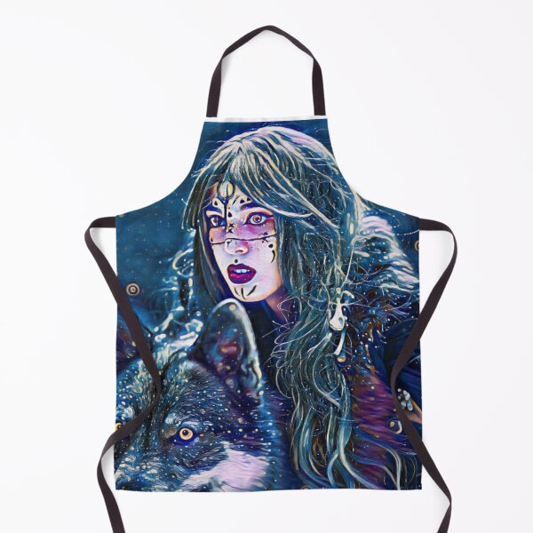 Item preview, Lady and her wolf designed and sold by MagiLand ⭐⭐⭐⭐⭐.