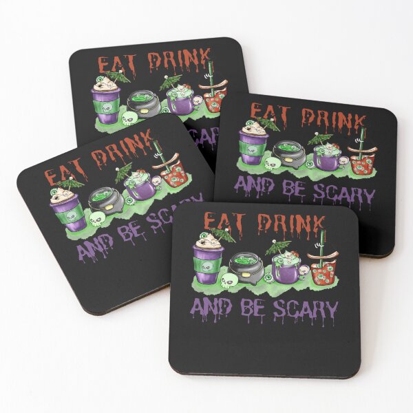 Item preview, Eat drink and be scary,Spooky halloween design designed and sold by reka88.