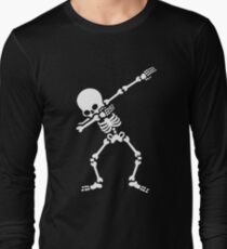 Dabbing skeleton (Dab) Long Sleeve T-Shirt