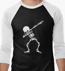 Dabbing skeleton (Dab) Men's Baseball ¾ T-Shirt