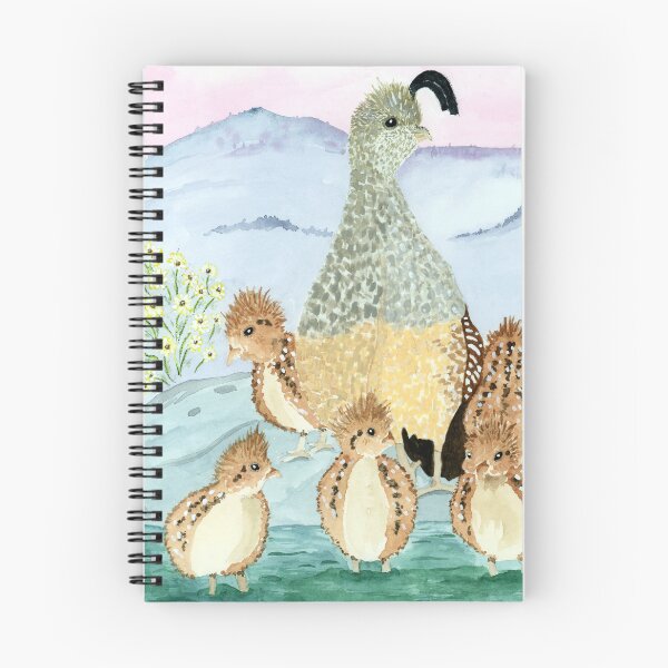 Item preview, Gambel's Quail Family designed and sold by Sonoran Glimmer.