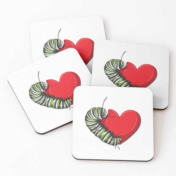Item preview, Caterpillar Love Heart designed and sold by Snabdesign84.