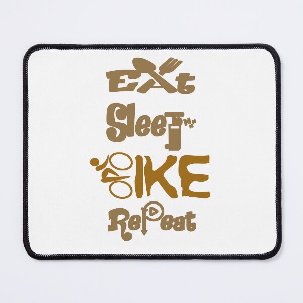 Item preview, Eat sleep bike repeat, designed and sold by Chakilogy.