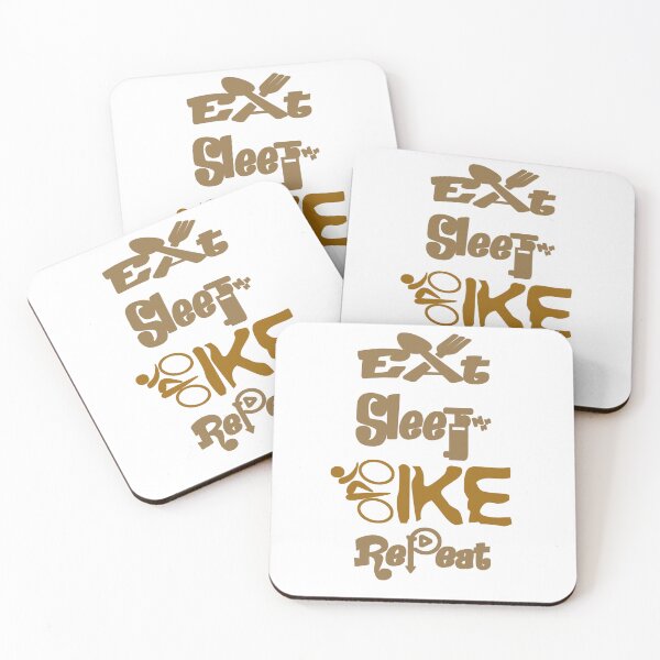 Item preview, Eat sleep bike repeat, designed and sold by Chakilogy.