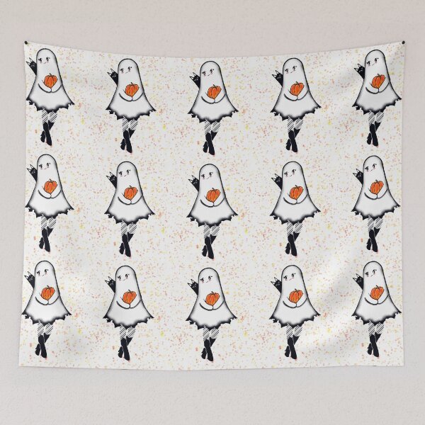 Item preview, Sweet Ghost With Black Cat 2 designed and sold by missmann.