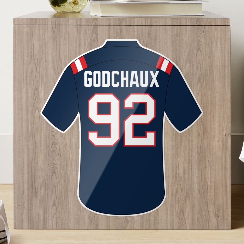 Davon Godchaux jersey with number 92 Sticker for Sale by Justtrendytees