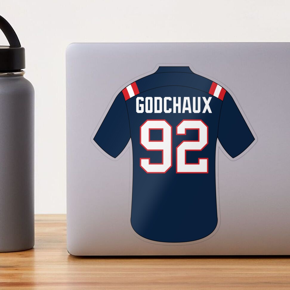 Davon Godchaux jersey with number 92 Sticker for Sale by Justtrendytees