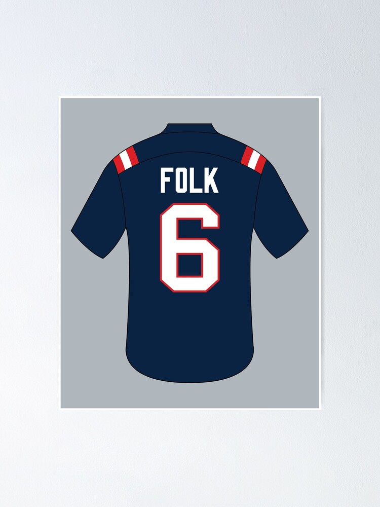 Nick Folk jersey with number 6