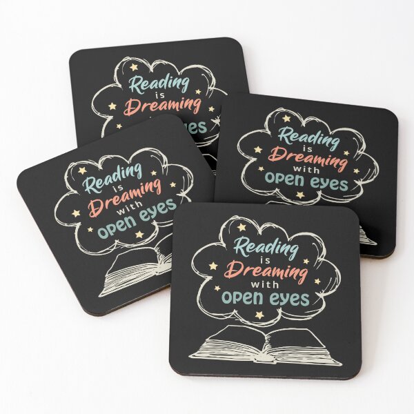 Item preview, Reading is Dreaming with Open Eyes - Book Lover Quotes for Book Lover Gifts designed and sold by Alice-Elgawi.