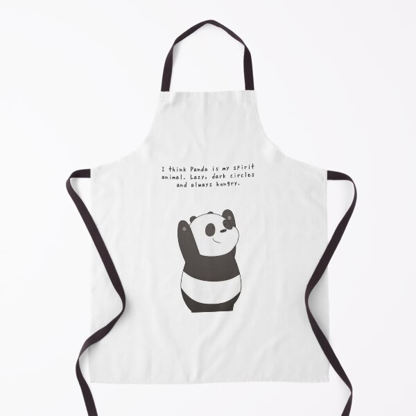 Item preview, funny panda I think panda is my spirit animal lazy dark circles and always hungry gift for lazy friend designed and sold by noha alzohbi.