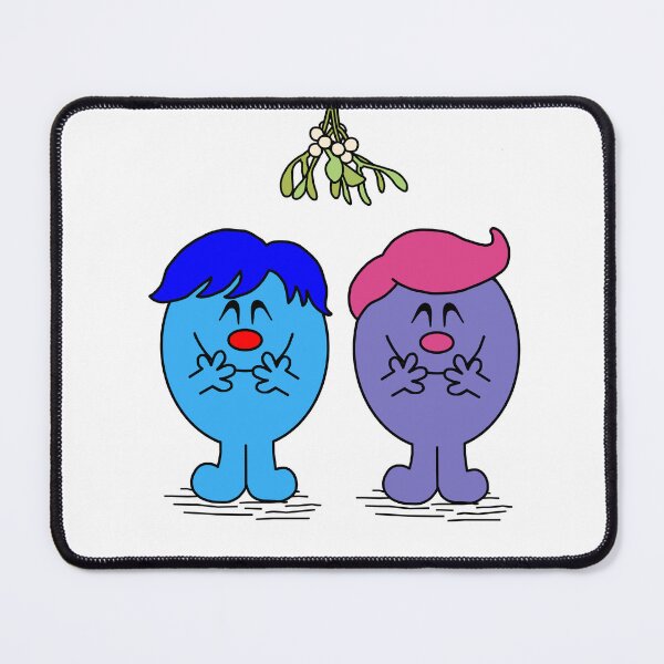 Item preview, Mr and Mr Under Christmas Mistletoe designed and sold by Scat the cat.