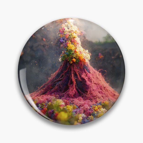 Item preview, Flower Volcano 9 designed and sold by AiBroughtToLife.
