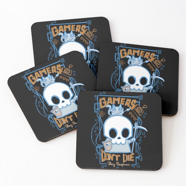 Item preview, Gamers Don’t Die - They Respawn designed and sold by chaplo.