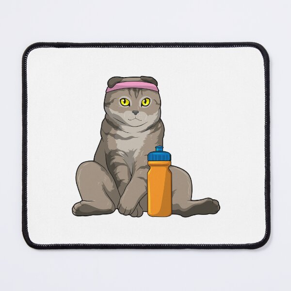 Item preview, Cat Fitness Drinking mug designed and sold by Snabdesign84.