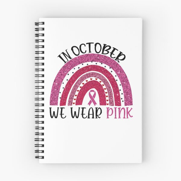 Item preview, Pink Rainbow Breast Cancer Awareness In October We Wear Pink designed and sold by xteamdesign.