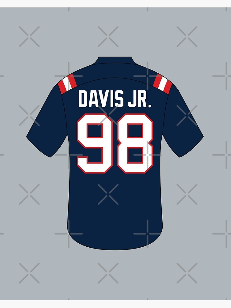 Carl Davis Jr jersey with number 98 Poster for Sale by Justtrendytees