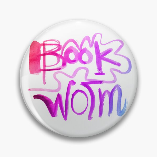 Item preview, Bookworm watercolor lettering | book worm hand drawn designed and sold by lausn.