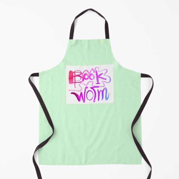 Item preview, Bookworm watercolor lettering | book worm hand drawn designed and sold by lausn.