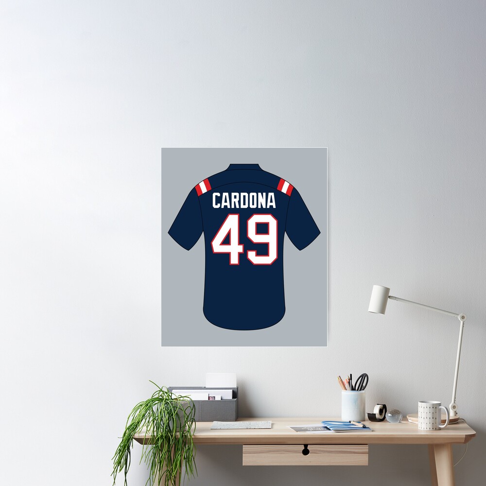 Joe Cardona jersey with number 49 Sticker for Sale by Justtrendytees