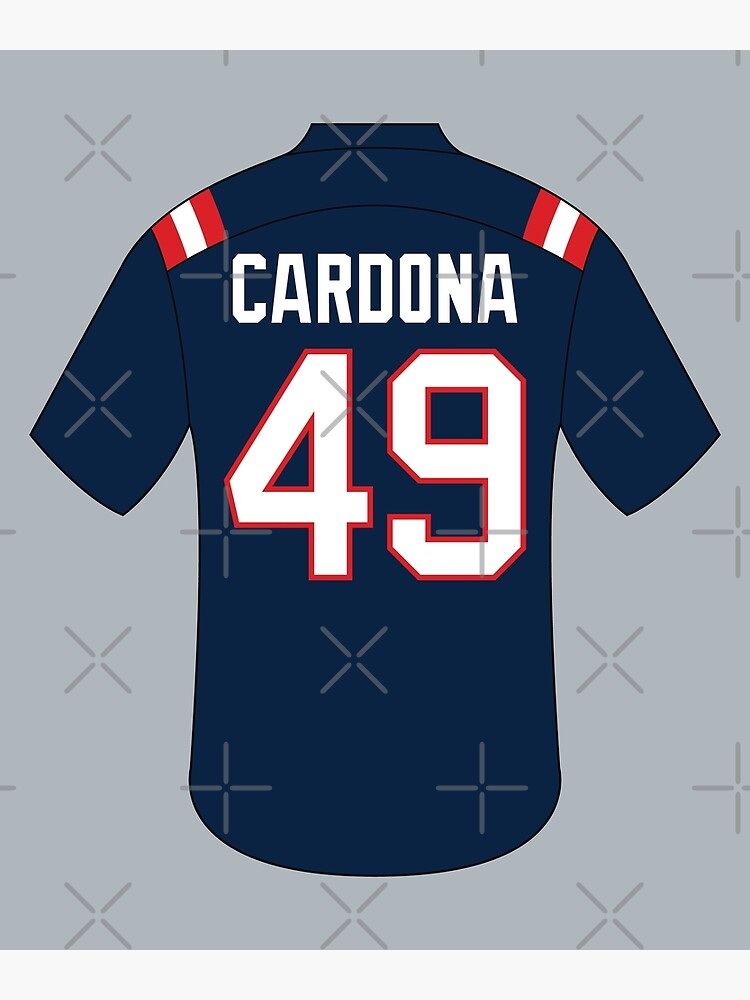 Joe Cardona jersey with number 49 Sticker for Sale by Justtrendytees