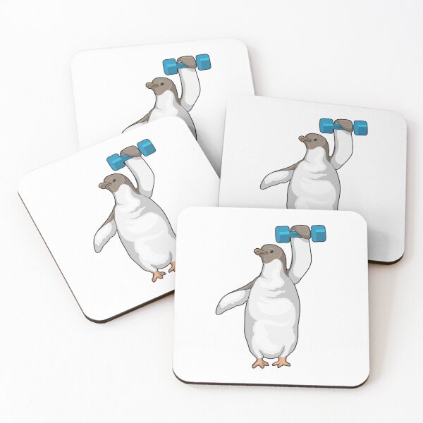 Item preview, Penguin Fitness Dumbbell designed and sold by Snabdesign84.