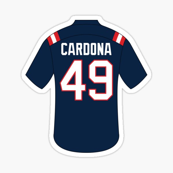 Joe Cardona jersey with number 49' Sticker for Sale by Justtrendytees