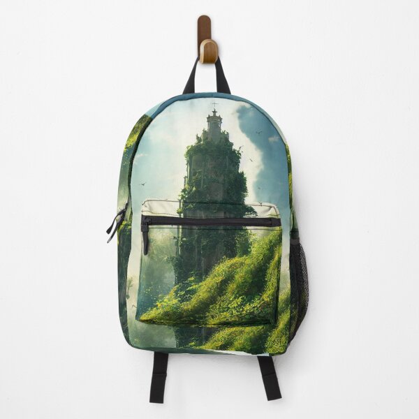 Item preview, Ascension // Overgrowth on the Abandoned Tower designed and sold by RadicalWombat.