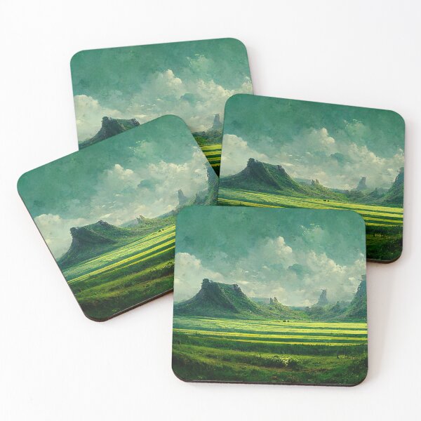 Item preview, Green land  designed and sold by shokA Design.