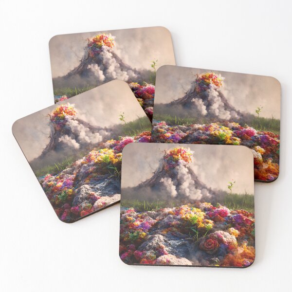 Item preview, Flower Volcano 11 designed and sold by AiBroughtToLife.