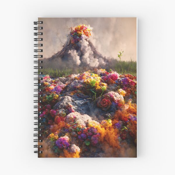 Item preview, Flower Volcano 11 designed and sold by AiBroughtToLife.