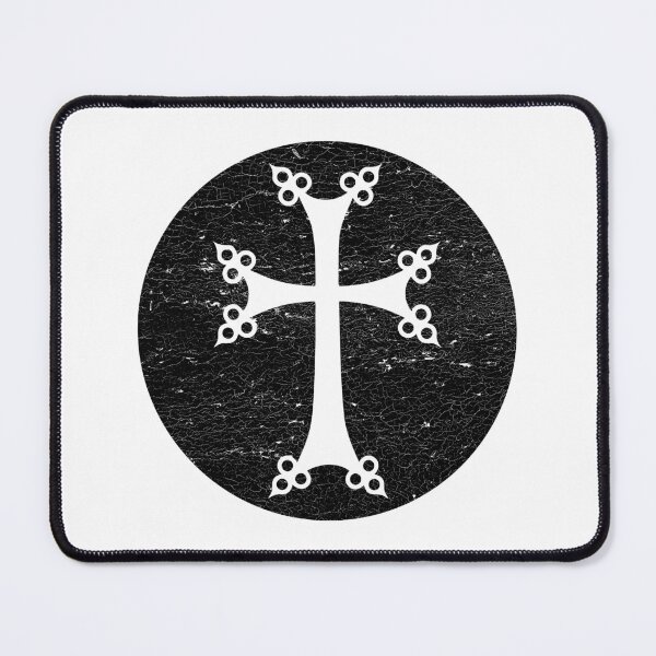Item preview, Armenian Cross in black circle, christians supports Armenia designed and sold by IsisOsiris.
