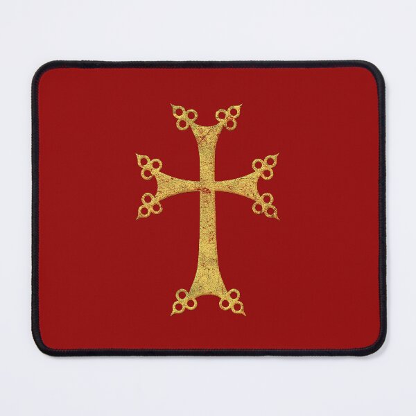 Item preview, Armenian Cross in gold with bevel, christians supports Armenia designed and sold by IsisOsiris.