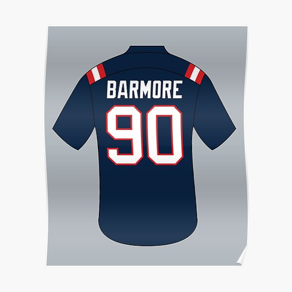 Christian Barmore jersey with number 90 | Poster