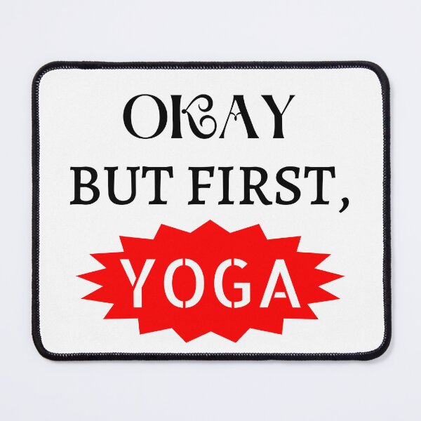Item preview, okay but first yoga cartoon, okay but first yoga, yoga tank, yoga tank top, yoga muscle tank, yoga top, yoga gifts, yoga, but first, yoga design illustration, Yoga Lover, Meditation, Yoga Class designed and sold by Trucker10.