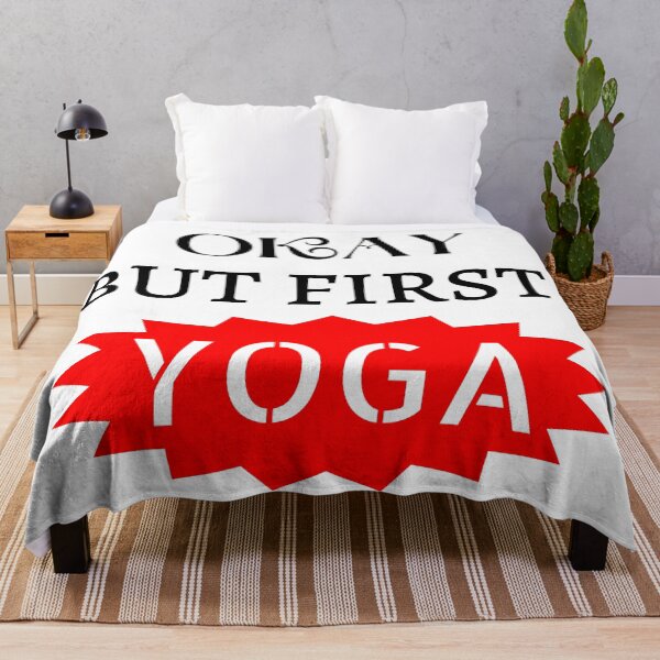 Item preview, okay but first yoga cartoon, okay but first yoga, yoga tank, yoga tank top, yoga muscle tank, yoga top, yoga gifts, yoga, but first, yoga design illustration, Yoga Lover, Meditation, Yoga Class designed and sold by Trucker10.