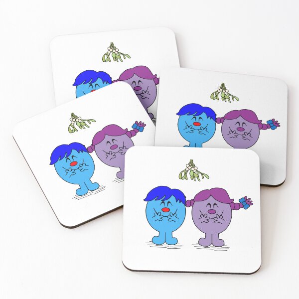 Item preview, Mr and Mrs Under Christmas Mistletoe designed and sold by Scat the cat.