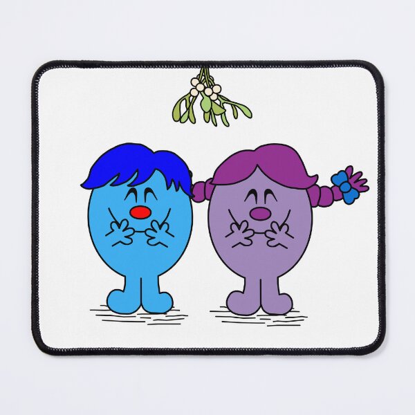 Item preview, Mr and Mrs Under Christmas Mistletoe designed and sold by Scat the cat.