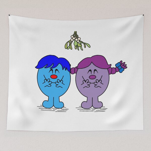 Item preview, Mr and Mrs Under Christmas Mistletoe designed and sold by Scat the cat.