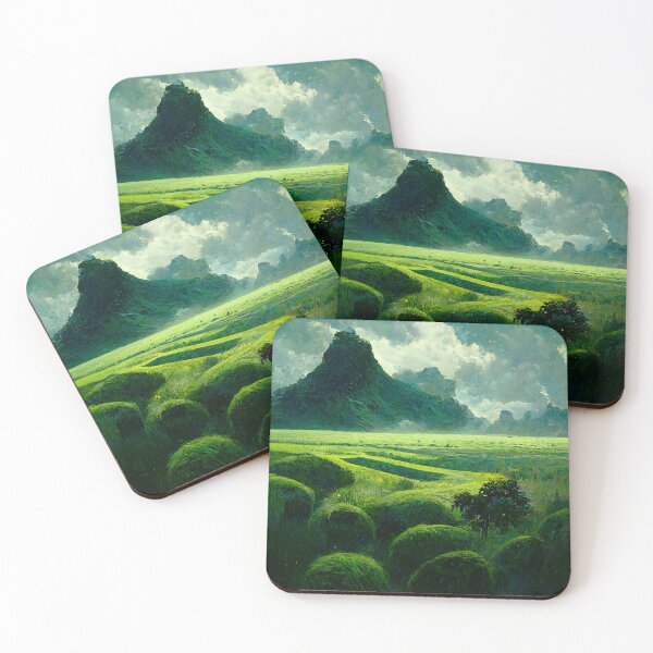 Item preview, Green land  designed and sold by shokA Design.