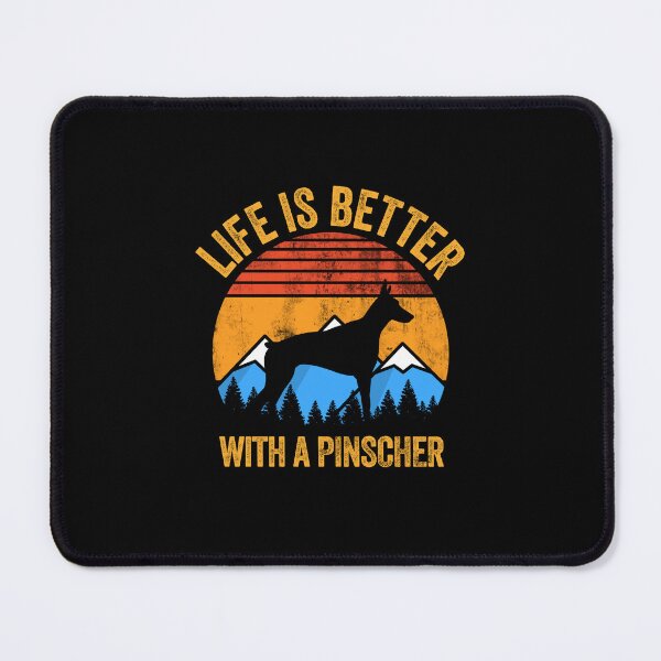 Item preview, Life Is Better With A Doberman Pinscher Vintage Distressed Dog Gift  designed and sold by Guarddogdrive.