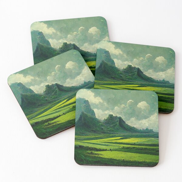 Item preview, Green land  designed and sold by shokA Design.