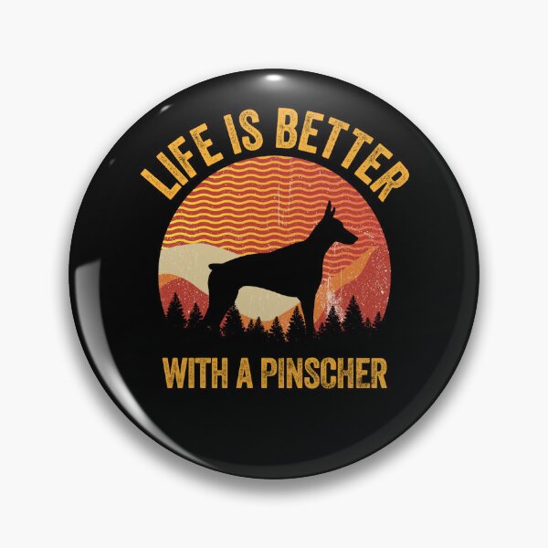 Item preview, Life Is Better With A Doberman Pinscher Vintage Distressed Dog Gift  designed and sold by Guarddogdrive.