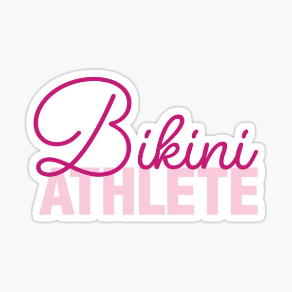Item preview, Bikini Athlete Pink designed and sold by alicialaird.