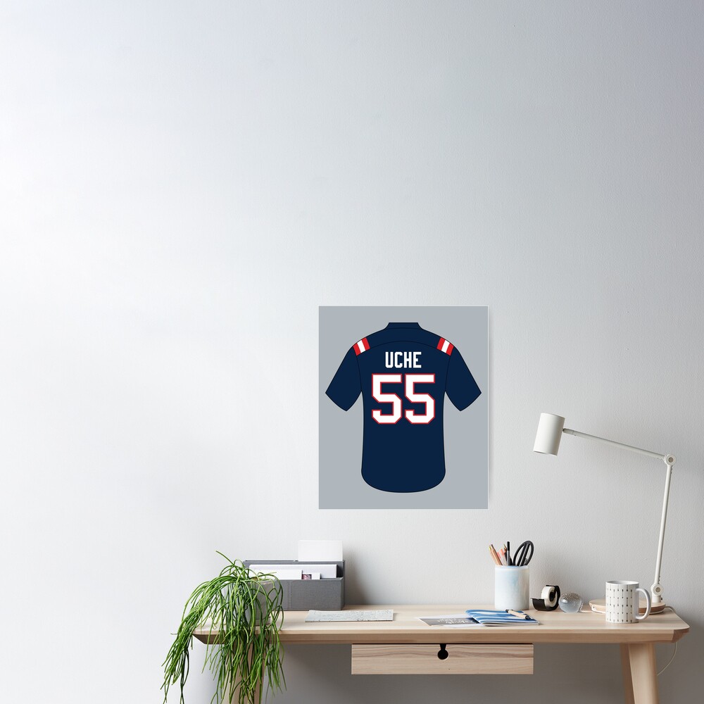 Josh Uche jersey with number 55 | Essential T-Shirt