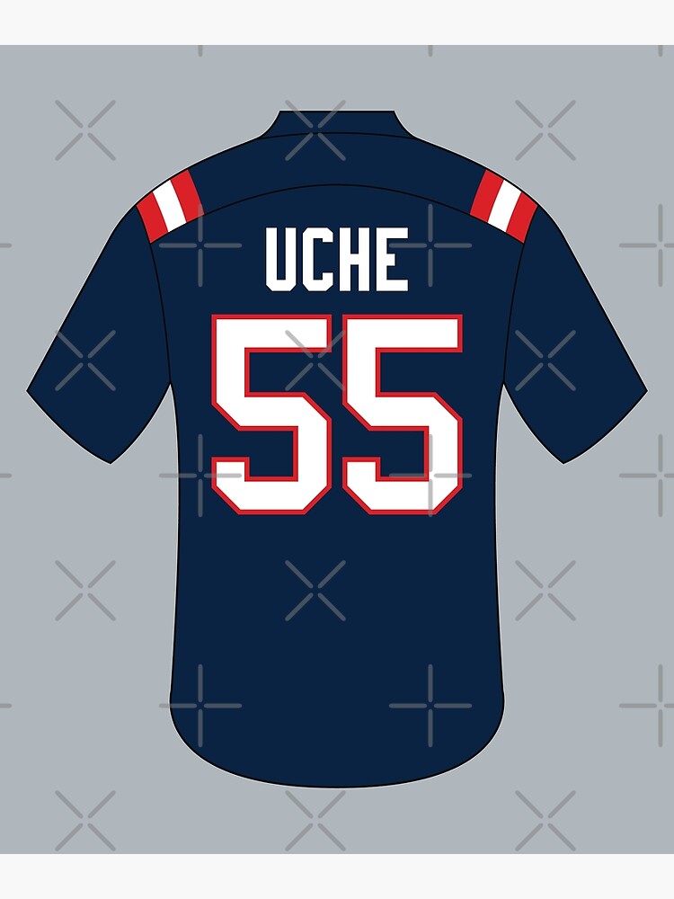 Josh Uche jersey with number 55 | Poster